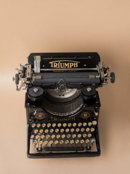 Печатная машинка Triumph Standart 10 1931 год